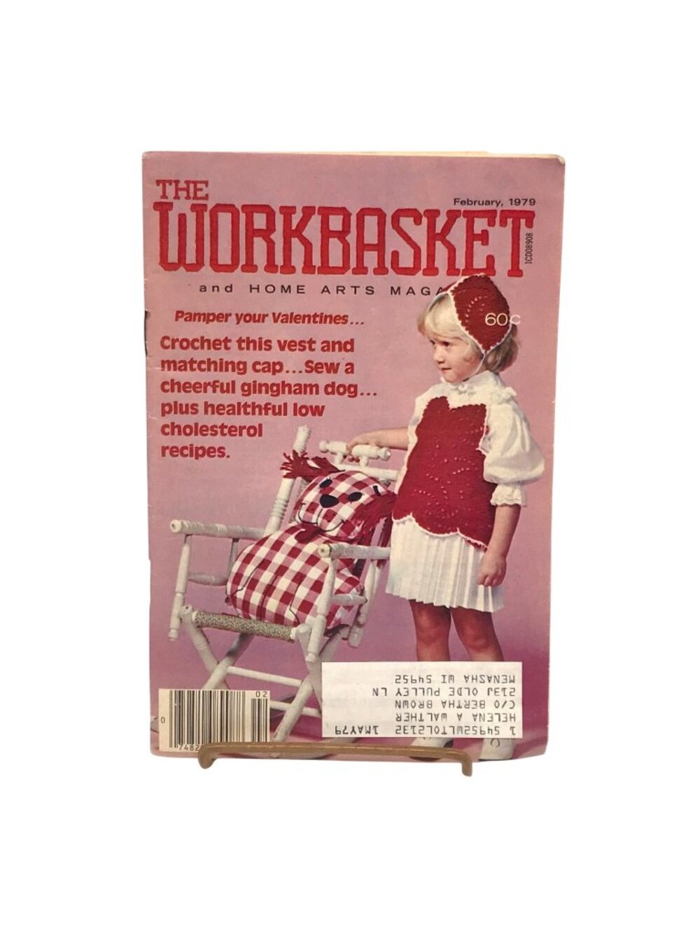 Vintage Workbasket February 1979 Book, Valentine Pattern and Idea Booklet, Craft
